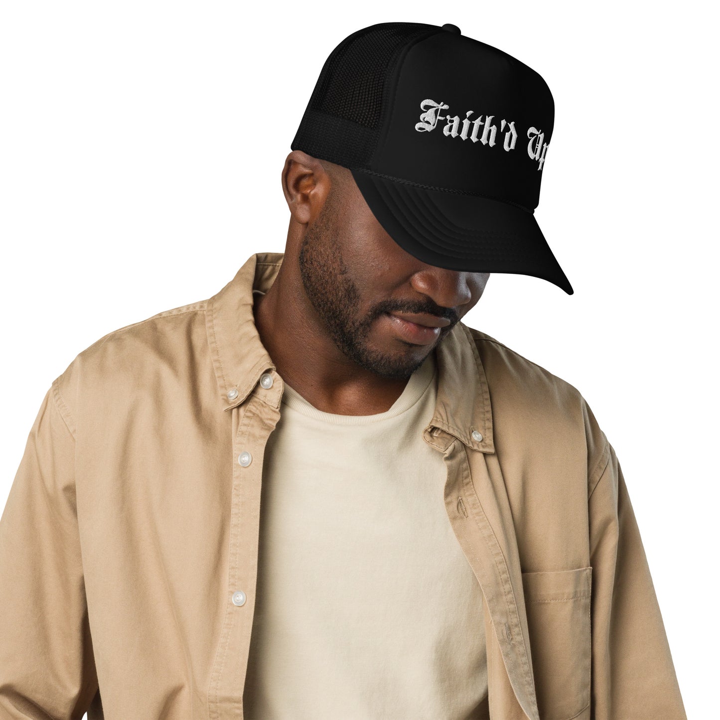 Faith'd Up Trucker Hat STITCH'D