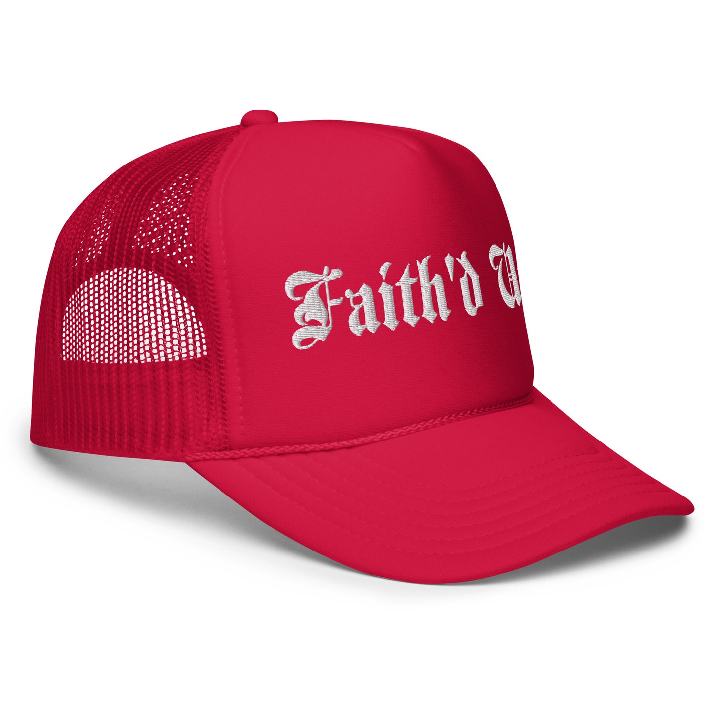 Faith'd Up Trucker Hat STITCH'D