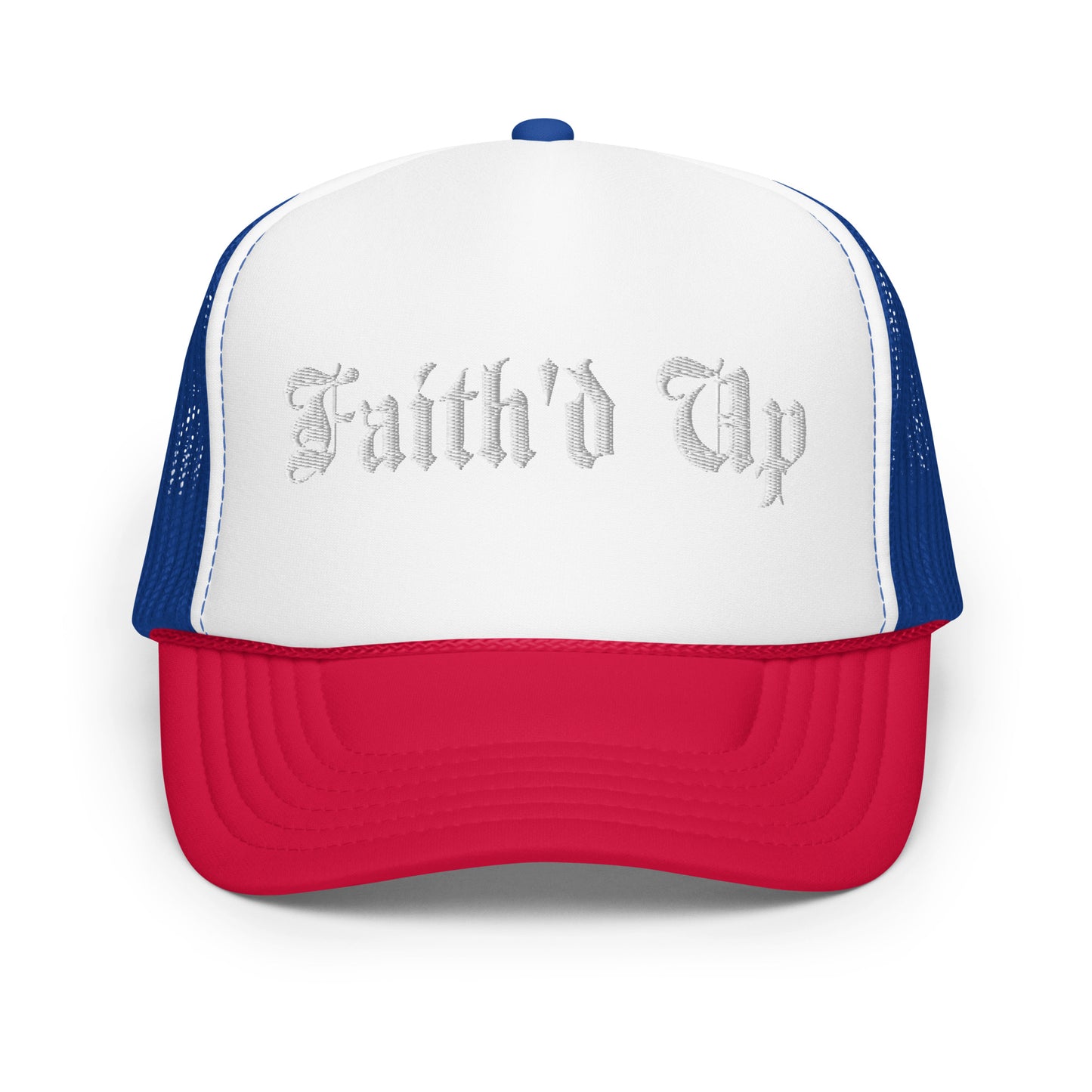 Faith'd Up Trucker Hat STITCH'D