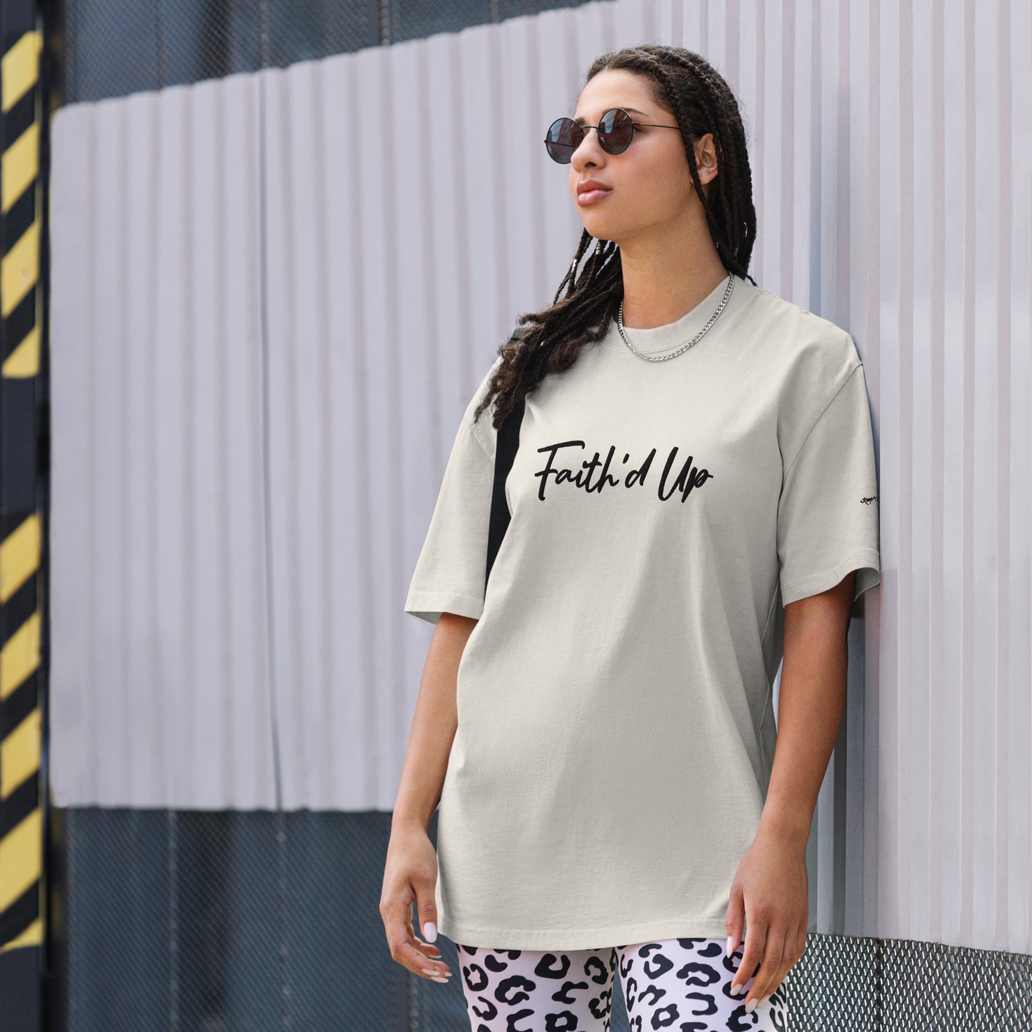 Faith'd Up Oversized Tee